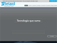 Tablet Screenshot of intelaid.com.ar